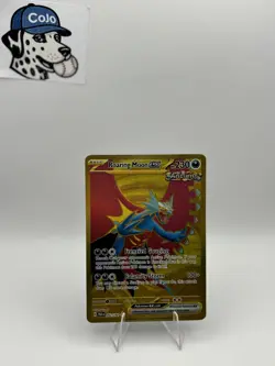 Pokemon Paradox Rift #262/182 Roaring Moon ex Gold Hyper Rare - Image 3
