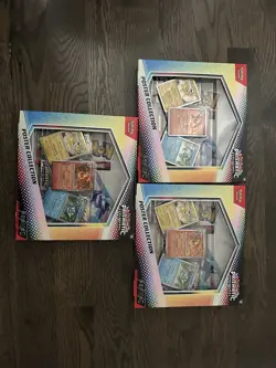 3x Pokemon Prismatic Evolutions Poster Collection - Image 1