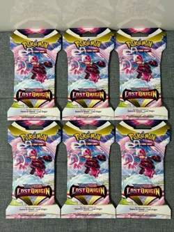 Pokemon TCG Lost Origin Sleeved Booster Pack - 6 Packs New & Sealed - Image 1
