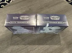 Lot Of 2! Pokemon Chilling Reign Elite Trainer Box ETB - Image 2