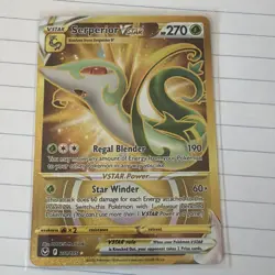 🔥 Pokemon Serperior VSTAR Silver Tempest 210 Gold Secret Rare MT Foil Full Art - Image 1