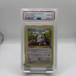2000 Pokemon Promo Jigglypuff Black Star #7 WOTC Cassette PSA 10 Pop 256 - Image 1