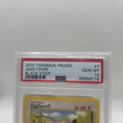 2000 Pokemon Promo Jigglypuff Black Star #7 WOTC Cassette PSA 10 Pop 256 - Image 2