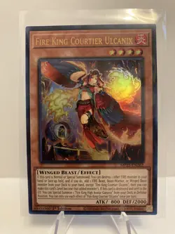 Yu-Gi-Oh! Fire King Courtier Ulcanix MP25-EN262 * Ultra Rare * 1st Edition NM - Image 1