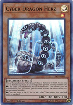 Yu-Gi-Oh! - Cyber Dragon Herz - CYHO-EN015 - Ultra Rare - Unlimited Ed- NEW-NM/M - Image 1