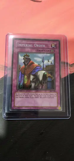 Yu-Gi-Oh! Imperial Order PSV-104 1st Edition Secret Rare Pharaoh's Servant - Image 1