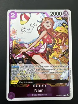 Nami PRB02-012 R One Piece Foil Card The Best Vol. 2 English - Image 1