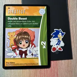 Cardcaptor Sakura Trading card game series 1 : demo card 1st ED S1 Double Boost - Image 1