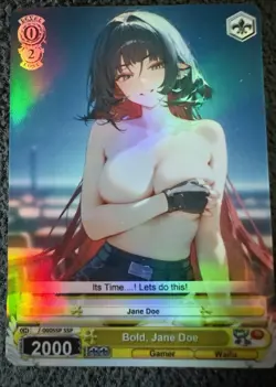 Jane Full Art Anime One Piece Waifu Trading Card Holofoil Season 3 - Image 1