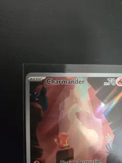 Pokemon TCG Charmander Scarlet Violet-151 Holo Illustration Rare Card 168/165 - Image 3