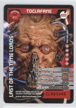 2010 Doctor Who - Monster Invasion Trading Card Game Toclafane #33 - Image 1