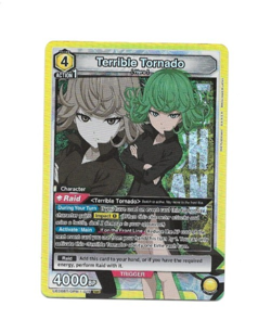 Union Arena One Punch Man Terrible Tornado UE06BT/OPM-1-015 SR Foil Card NM - Image 1
