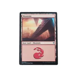 MTG Magic The Gathering Mountain Land Card Duel Decks: Zendikar Vs. Eldrazi - Image 1