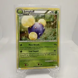 Vintage Y2K Jumpluff Holo Pokemon Card #6 Authentic 2010 HeartGold & SoulSilver - Image 1