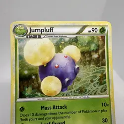Vintage Y2K Jumpluff Holo Pokemon Card #6 Authentic 2010 HeartGold & SoulSilver - Image 3