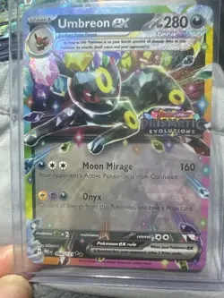 Pokemon TCG Umbreon ex Prismatic Evolutions Stamp Promo Card 060/131 NM - Image 1