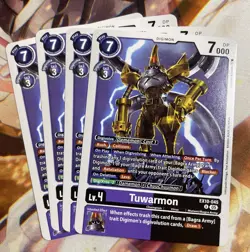 Digimon Card Game Tuwarmon EX10-045 U Playset Of 4 - Image 1