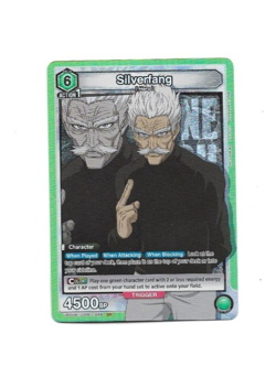 Union Arena One Punch Man Silverfang UE06BT/OPM-1-049 SR Super Rare Foil Card NM - Image 1