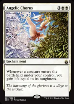 MTG English Angelic Chorus NM Normal Battlebond - Image 1