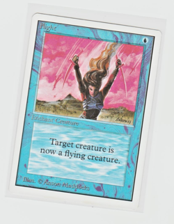 Magic the Gathering ~ MTG ~ 1x Flight ~ UNLIMITED ~ M/NM ~ - Image 1