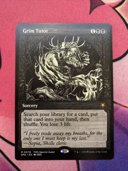 Grim Tutor 76 (Showcase) Special Guests Mythic Magic The Gathering MTG SPG EN NM - Image 1