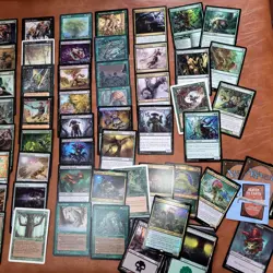Whole Entire COMMANDER Deck MTG - Green and Black 100 Cards TREEFOLK Kindred Fun - Image 2