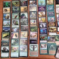 Whole Entire COMMANDER Deck MTG - Green and Black 100 Cards TREEFOLK Kindred Fun - Image 3