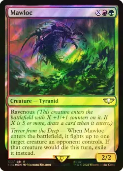 1x SURGE FOIL Mawloc (Surge Foil) #133 (NM) Warhammer 40,000 40K Magic MTG - Image 1