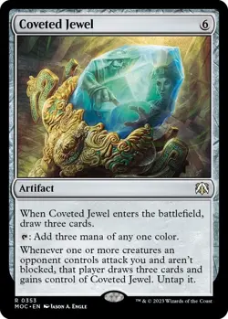 Coveted Jewel NM #353 Commander: March of the Machine MTG - Image 1