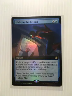 MTG Hide on the Ceiling - Foil Borderless, English Marvel's Spider-Man 0249 - Image 1