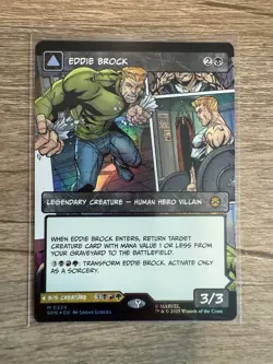 Eddie Brock Venom, Lethal Protector (0224) - Borderless M MTG Spider-Man Foil - Image 1