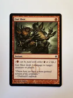 Gut Shot - MTG New Phyrexia - LP - Image 1