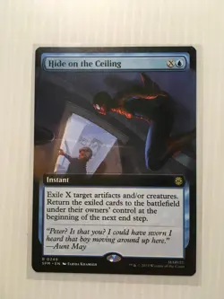 MTG Hide on the Ceiling - Regular Borderless, English Marvel's Spider-Man 0249 - Image 1