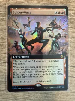 MTG Spider-Verse 0263 Foil (Extended Art) M Marvel's Spider-Man NM SPM - Image 1
