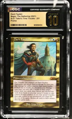 DACK FAYDEN Secret Lair Teferi's Time Trouble CGC 10 Pristine MTG [Nostalgium] - Image 1