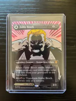 MTG Spider-man Eddie Brock/Venom Lethal Protector 0233 Foil Mint Pack Fresh!! - Image 1