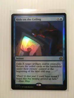 MTG Hide on the Ceiling - Foil, NM-Mint, English Marvel's Spider-Man 0032 - Image 1