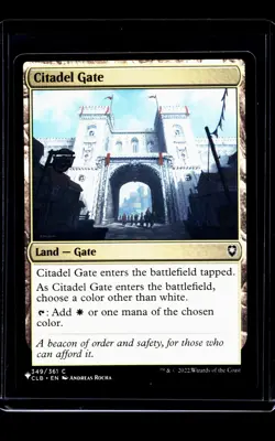 2022 MTG Magic The Gathering LIST The List Reprint #349 Citadel Gate - Image 1