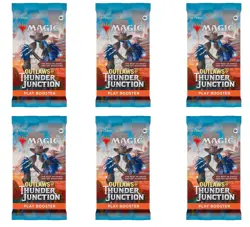 6 Packs MTG Play Booster Pack Lot MTG Outlaws of Thunder Junction - Image 1