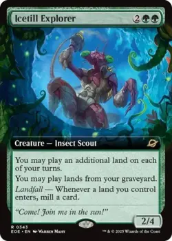 MTG English Icetill Explorer (Extended Art) NM Normal Edge of Eternities - Image 1