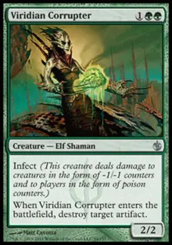 Viridian Corrupter - Light Play MTG Mirrodin Besieged - Image 1
