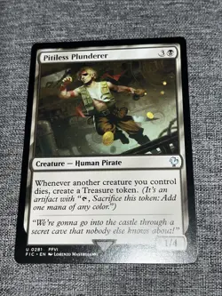 Pitiless Plunderer Normal U Final Fantasy MTG Card 0281 NM Non Foil - Image 1