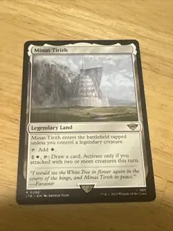 MTG Minas Tirith (256/511) The Lord of the Rings Tales of Middle-earth - Image 1
