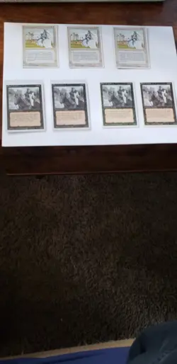 White Knight/ Black Knight Lot MTG Alternate 4th Edition Magic AMAZING CONDITION - Image 2