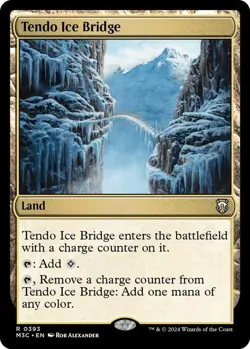 Tendo Ice Bridge 393 MTG Commander M3C Rare NP - Image 1