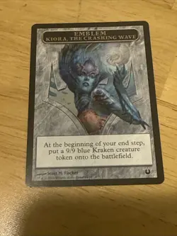 Emblem - Kiora, the Crashing Wave (NM) Born of the Gods BNG Magic MTG - Image 1