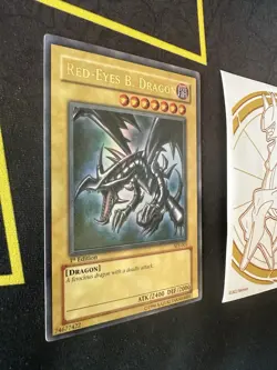 YuGiOh Red-Eyes B. Dragon SDJ-001 1st Edition Joey Ultra Rare Holo 142💎NM💎 - Image 2