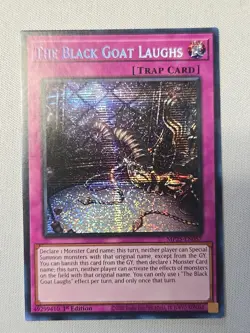 The Black Goat Laughs - MP25 Prismatic Secret Rare - Yugioh NM - Image 1