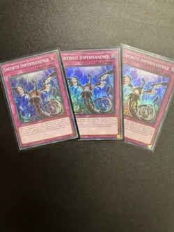 YUGIOH-3x- Infinite Impermanence - SDCS-EN036 - Super Rare - 1st Ed. (PLAYSET) - Image 1