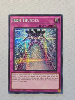 Iron Thunder - MP25 Prismatic Secret Rare - Yugioh NM - Image 1